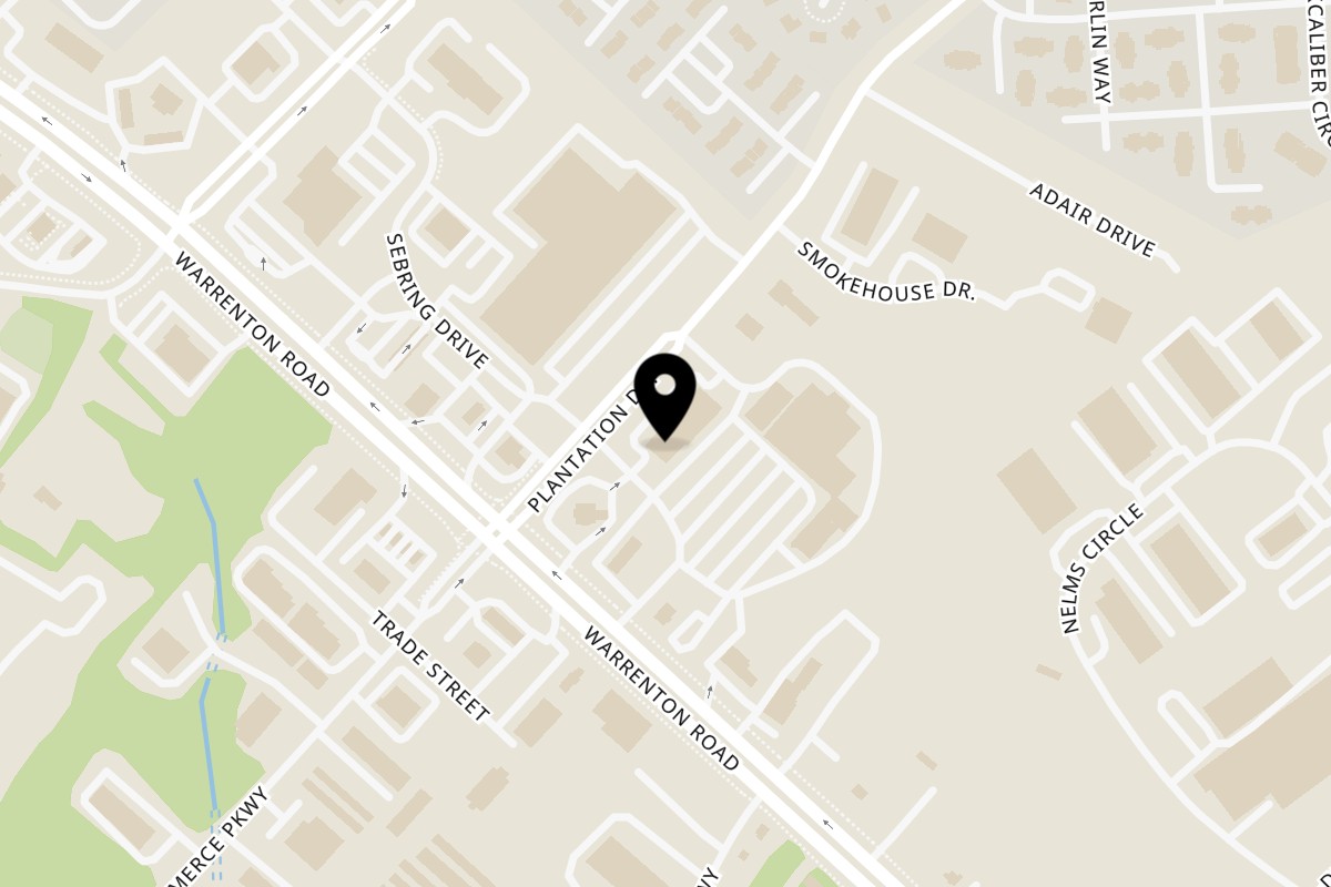 Map showing the location of Pancho Villa Mexican Restaurant Fredericksburg on 754 Warrenton Rd in Fredericksburg